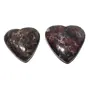 Pyramid Tatva Heart - Ruby Corundum 70-80 Gm Big Size - 2-2.5 inch Natural Healing Chakra Balancing Crystal Stone, 4 image