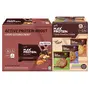 RiteBite Max Protein Active Choco Fudge Bars 450g - Pack of 6 (75g x 6) & RiteBite Max Protein Cookies - Assorted 330 g - Pack of 6 ( 55g x 6 ) (Combo)