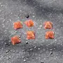 Rudradivine Reiki Charged Chakra Healing Orange Pyramid with Clear Crystal Gemstone Copper Metal/EMF Protection Meditation Yoga Energy Generator.L-3xB-3xH-3 cm, 5 image