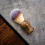 RUBAB MEN Shaving Brush for Men |Leopard Edition| Super Soft Cruelty Free Bristles & Premium Ergonomic Handle Handcrafted with Passion - Brown, 3 image