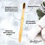 The Mouth Company Premium Organic Bamboo Toothbrush Gentlebrush | S-Curve (Medium Pressure) with Charcoal Activated Bristles | Pack of 3, 5 image