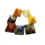 7 Chakra Pyramid Symbol Engraved Set 25mm Reiki Healing Gemstone, 2 image
