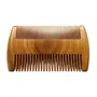 Movik Set Of 2 Pure Natural Neem Wood Comb For Men And Women 100% Handmade Control Hair Fall Comb (Neem Wood Comb M12), 2 image