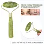 IMKR Aikon Face Roller and Massage Stone for Skin care |Natural Healing Jade & Quartz Stone for Microcirculation | Handmade-Crafted Facial Massager Skin Tool for Anti Aging Skincare, 7 image