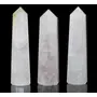 Healings4u Massage Wand Rose Quartz 7.5-8.5 cm wt.40-50 Grams Crystal Obelisk Healing Tower Reiki Spiritual Stone, 6 image
