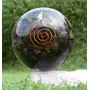 Pyramid Tatva Orgonite Sphere - Golden Pyrite Ball Size - (50 mm - 63 mm) 2-2.5 Inch Natural Chakra Balancing Crystal Healing Stone, 4 image