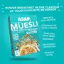 ASAP Wholegrain Muesli Badam Milk 82 % Almonds Raisins and 5 Toasted Grains Healthy Multigrain Granola with Nuts Omega-3 & Fibre rich 420 Gm, 4 image