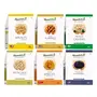 Handsfull Premium Mixed Nuts - Walnuts Almonds Cashew Nuts Pista Apricots Blueberries 200g Each (Total 1200g)