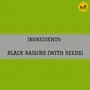 King Uncle Afghani Black Raisins with Seeds 1 Kg (4 Packs of 250 Grams) Silver Pouch, 10 image