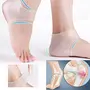 Jiya Enterprise Gel Heel Socks for Heel Swelling Pain Relief Dry Hard Cracked Heel Repair Cream Foot Care Ankle Support Gel Pad for Unisex, 4 image