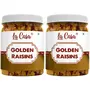 La Casa Premium Golden Raisins | Combo Pack of 2 | Dried Grapes | Yellow Kismis | Whole Natural Pure Raw Kishmish | 250g x 2 |