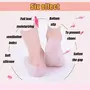 Misaki heel pain relief products for women One Pair heel pad silicon heel pad for women pain relief (Socks 1 Pair), 4 image
