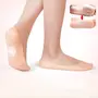 Misaki heel pain relief products for women One Pair heel pad silicon heel pad for women pain relief (Socks 1 Pair), 2 image