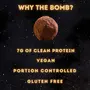 Mojo Bar Protein Bombs - Peanut Butter Chocolate Comet 150g (10 Balls - High Protein Vegan Gluten Free), 2 image