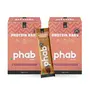 Phab Protein Bars with 21g Protein No Preservatives No Artificial Sweeteners Zero Trans Fats Goodness of Honey | Pack of 12 x 65g Bars | Chocolate Brownie