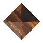 JewelsWonder Brown Tiger Eye Pyramid Size: 15-20MM 1 inch Approx (R754), 2 image