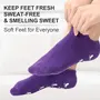 JEERZONE Winter Care Spa Gel Socks Full Heel/Feet Protector Silicone Ultra-Soft Socks with Moisturizing Natural Oil and Vitamin E - Helps Repair Dry Cracked Skin and Softens Skin, 12 image