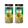Wondernut Green Raisins (Kishmish) Premium Dry Fruit Seedless Raisins (500GM)