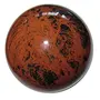 Spiritual Elementz Reiki Healing Mahogany Obsidian(Stone of Focus) Gemstone Sphere Ball- (30-40mm).