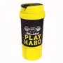 DOVEAZ Cyclone Shaker | Cyclone Protein Shaker | Gym Shaker | Shakeit Protein Shaker | Shakme Shaker | Protein Shaker | Sports Bottle 500 ml (Yellow)