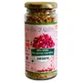 Vale Of Kashmir Pink Kashmiri Rose Petals Sun Dried Use for Tea 100% Pure Natural Gulab Patti 50 Gram Glass Bottle