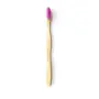 The Grass Route Bamboo Toothbrush for Adult with Medium Bristle (Purple)