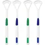SellBotic Tongue Cleaner Scraper Flexible Handle with Comfort Grip (pack of 4)