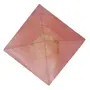 JewelsWonder Pink Rose Quartz Pyramid Size: 15-20MM 1 inch Approx (R752), 3 image
