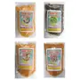 Sreenivasa Andhra Special Spicy Powder Combo - Pack of 4 x 100gm (Bengal Gram Dal Powder Curry Leaves Spicy Powder Mixed Dal Spicy Powder & Groundnut Spicy Idly Powder)