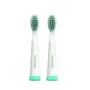 ORACURA® Sonic Electric Toothbrush Heads For SB100 and SB200 (White Pack of Two brush head)