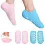 QERINKLE® Moisturizing Gel Socks Ultra-Soft Moisturizing Socks with Spa Quality Gel for Moisturizing Gel Socks Helps Repair Dry Cracked Skins (Color May Vary)