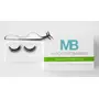 MB Beauty Eyelash Extension Tweezer + Pair of Naturally Voluminous Faux Eyelash Extensions (Tweezer+ 1 Pair) by MB Beauty