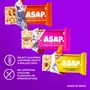 ASAP Energy Bars - 18 Bars Healthy Granola Bars (Dark Choco Almond Fruits & White Choco Cashew Caramel) - Chewy Snack Bars (35 g Each), 4 image
