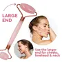 Getmecraft Jade Roller and Gua Sha Set With FREE SILICON FACE MASK BRUSH - Face Roller: 100% Natural Rose Quartz - Face Massager Facial Roller for Skin Care Eyes Neck - Authentic Durable, 5 image
