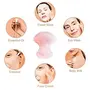 Getmecraft Gua Sha Facial Tool Jade Guasha Scraping Massage Stone Board for Face Body Skin Spooning SPA Neck Relax Soft Tissue (Mushroom Shape), 5 image