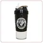 Aesthetic Monster Gym Shaker (Spider Shaker) Bottle 600ml capacity With Extra Compartment 100% Leakproof Protein Shake  Pre Workout And BCAAs BPA Free Material Sipper Shaker (White), 4 image
