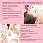 Getmecraft Gua Sha Facial Tool Jade Guasha Scraping Massage Stone Board for Face Body Skin Spooning SPA Neck Relax Soft Tissue (Mushroom Shape), 6 image