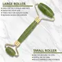 Getmecraft Jade Roller For Face Massager Natural Massage Stone Anti Aging Manual Massage Tool For Face Eye Neck Foot Massage Treatment Therapy Roller Brightens SkinFights Wrinkles, 4 image