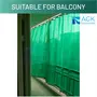 AGK Enterprises Green Shade Net for Garden/Balcony with Niwar 90-95% HIGH Density (10 X 8 FT Green), 6 image