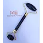 Maitri Export Black Onyx Smooth Facial Roller & Massager Natural Black Onyx Massage Jade Stone for Face Eye Neck Foot Massage Tool (Black Onyx), 2 image