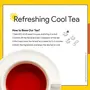 Da Ravinto Refreshing Cool Tea | Helps to Build Stamina | Protect Digestive System | Soothing Effect | Provides Cooling & Calming Effect | Caffeine Free | Hormone Free | Chemical Free | Hibiscus Sabdariffa Mint Basil Fennel Kokam & Lemon Grass- 100gm, 4 image
