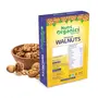 NutriOrganics Dry Fruits California Walnuts Kernels Premium Vacuum Pack Grade 2 Pcs Pouch 3 X g 250 gram, 2 image