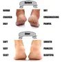 Vaquita - Gel Heel Socks for Heel Swelling Pain Relief Dry Hard Cracked Heel Repair Cream Foot Care Ankle Support Gel Pad for Unisex Foot Support - Pack of 6, 3 image