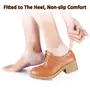 Vaquita - Gel Heel Socks for Heel Swelling Pain Relief Dry Hard Cracked Heel Repair Cream Foot Care Ankle Support Gel Pad for Unisex Foot Support - Pack of 6, 7 image