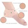Vaquita - Gel Heel Socks for Heel Swelling Pain Relief Dry Hard Cracked Heel Repair Cream Foot Care Ankle Support Gel Pad for Unisex Foot Support - Pack of 6, 4 image