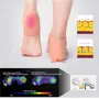 Vaquita - Gel Heel Socks for Heel Swelling Pain Relief Dry Hard Cracked Heel Repair Cream Foot Care Ankle Support Gel Pad for Unisex Foot Support - Pack of 6, 5 image