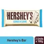 Hershey's Bar Cookies N Creme 100gm Pack of 2, 2 image