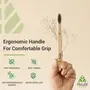 Rusabl Organic Bamboo Toothbrush with Bamboo Case for Kids Travel-Friendly Charcoal Activated Soft Bristles Biodegradable & Anti-Bacterial Eco-friendly & Natural (Pack of 1), 2 image