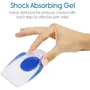 Grimso Silicone Gel Heel Pad for Men and Women for Pain Relief, 4 image