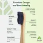 Rusabl Organic Bamboo Toothbrush with Bamboo Case for Kids Travel-Friendly Charcoal Activated Soft Bristles Biodegradable & Anti-Bacterial Eco-friendly & Natural (Pack of 1), 3 image